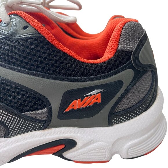 Avia Men’s Running Shoes Black Orange 10.5M Comfort Training Sneakers New - Picture 5 of 9